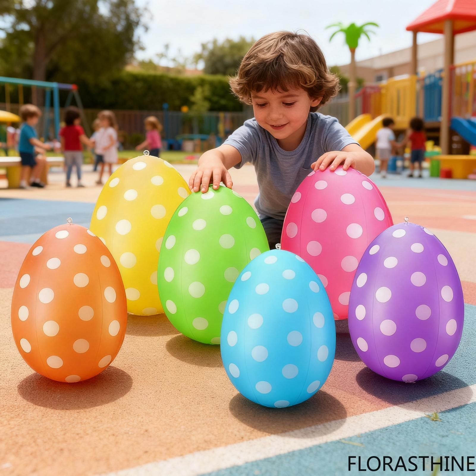 Party Games Easter Egg - 6Pcs Inflatable Easter Eggs /set Easter