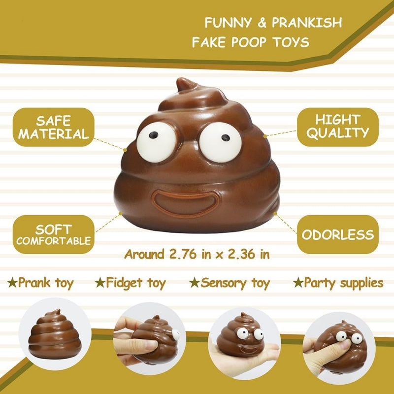 Cute Fidget Squeeze Poo Toy St - đánh giá và giá Party Games Adults Funny