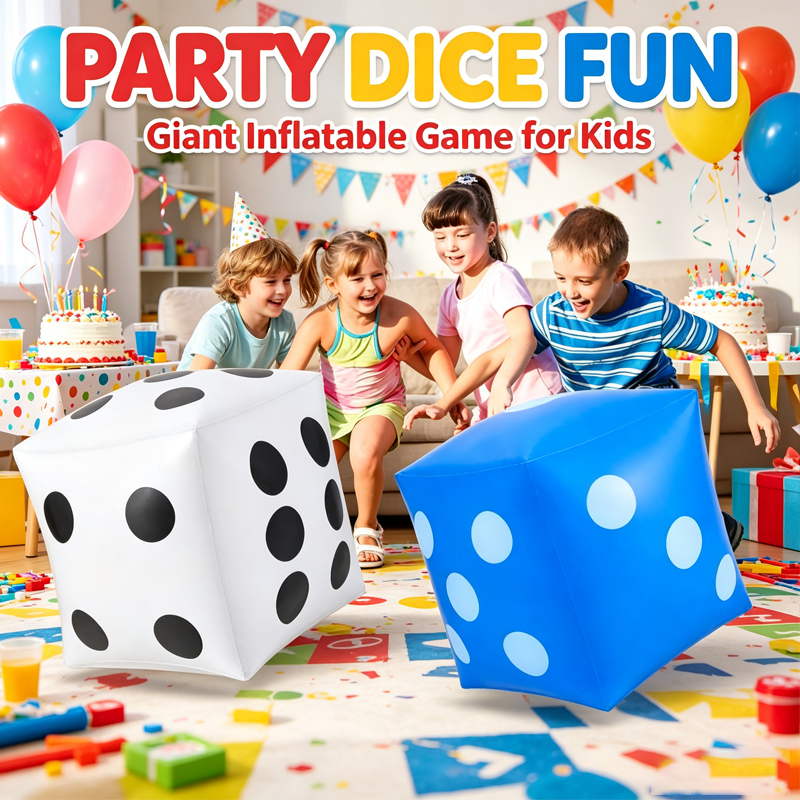 Giant PVC Inflatable Dice Game - đánh giá và giá Party Games Gamecube