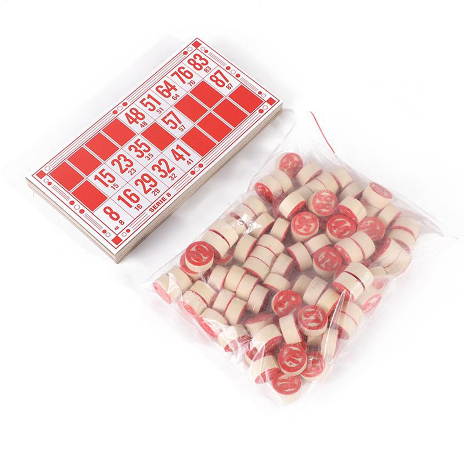 Bingo Set Funny Vintage Wooden - đánh giá và giá Play Friends Party Games