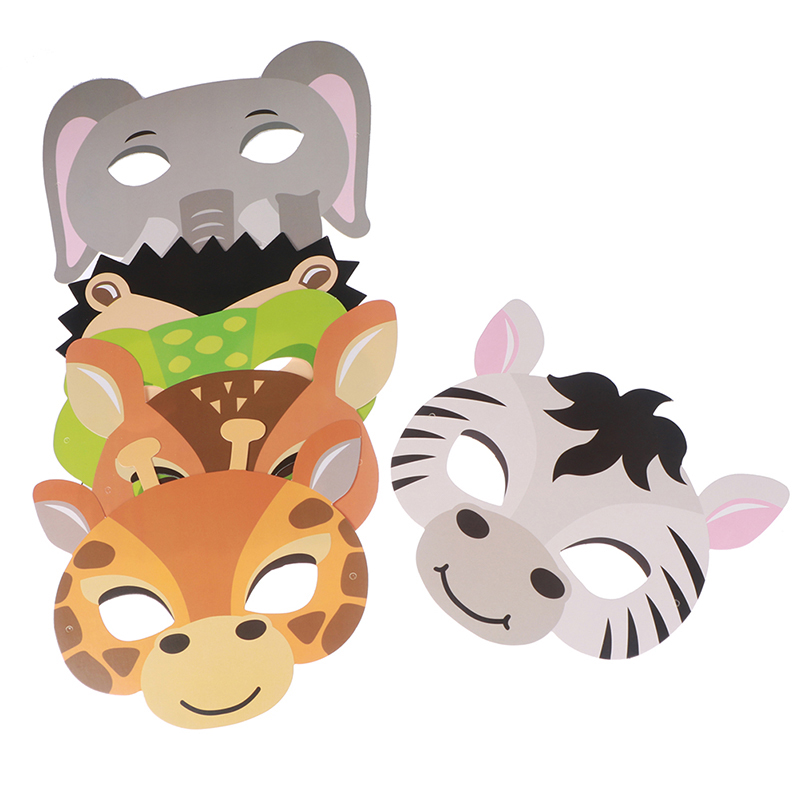 15pcs/set Animal Masks Jungle  - đánh giá và giá Zoo Party Games