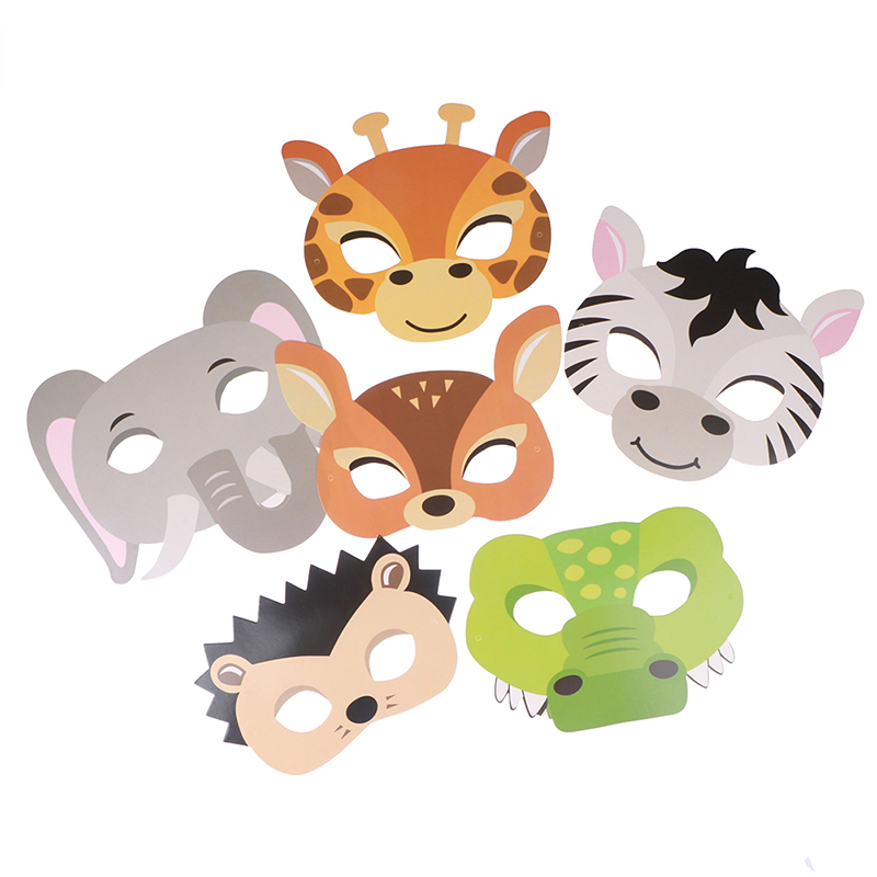 15pcs/set Animal Masks Jungle  - đánh giá và giá Zoo Party Games