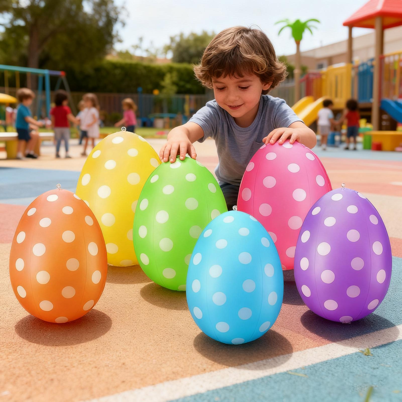 Inflatable Easter Eggs 6Pcs/se - đánh giá và giá Party Games Easter Egg
