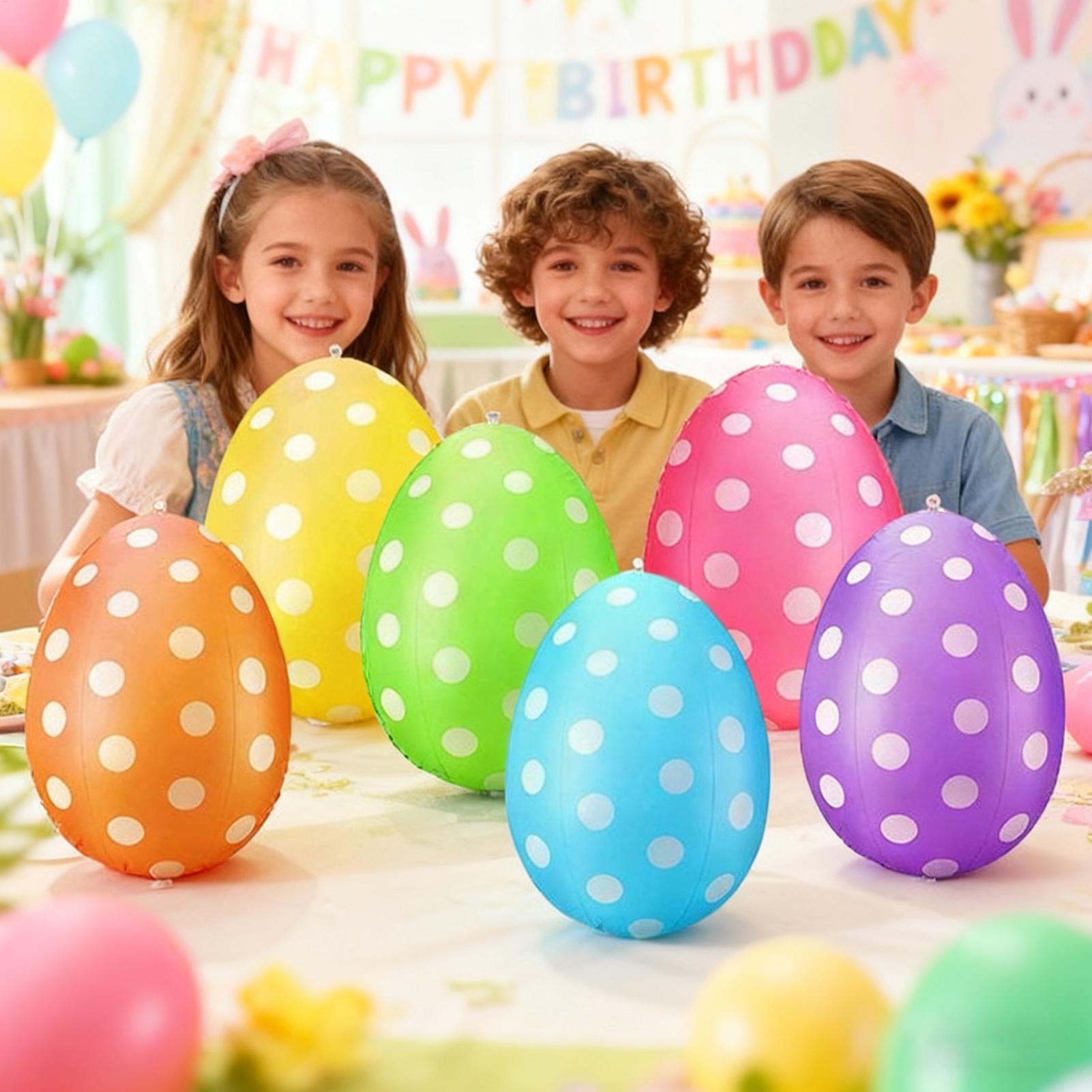 Inflatable Easter Eggs 6Pcs/se - đánh giá và giá Party Games Easter Egg