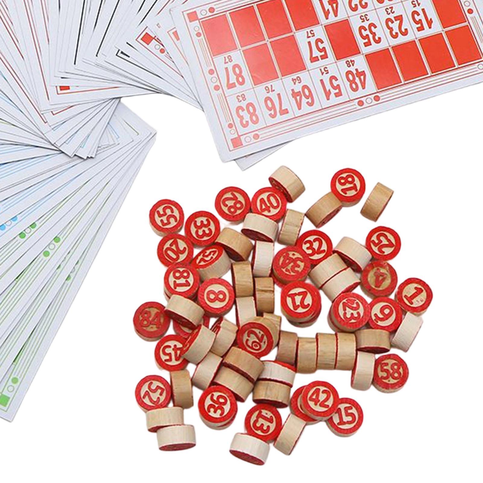 Bingo Game Wooden Funny Educat - đánh giá và giá Play Friends Party Games