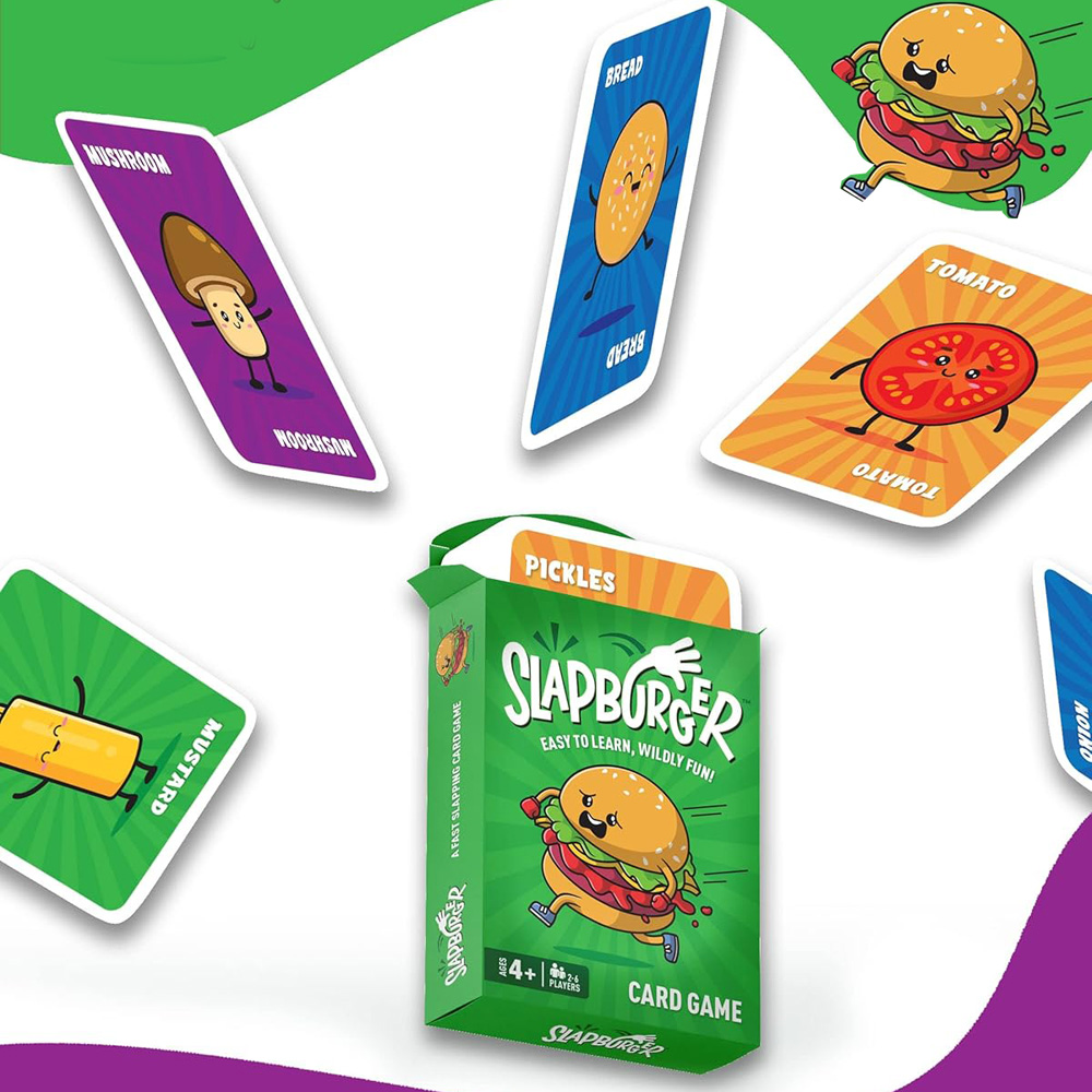 Slapburger Card Game - Fast-Pa - đánh giá và giá Play Friends Party Games