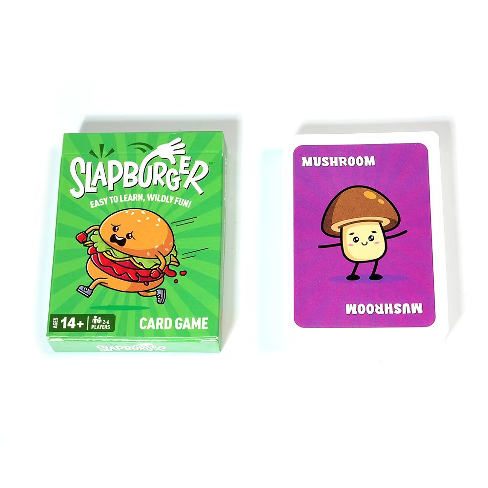 Slapburger Card Game - Fast-Pa - đánh giá và giá Play Friends Party Games