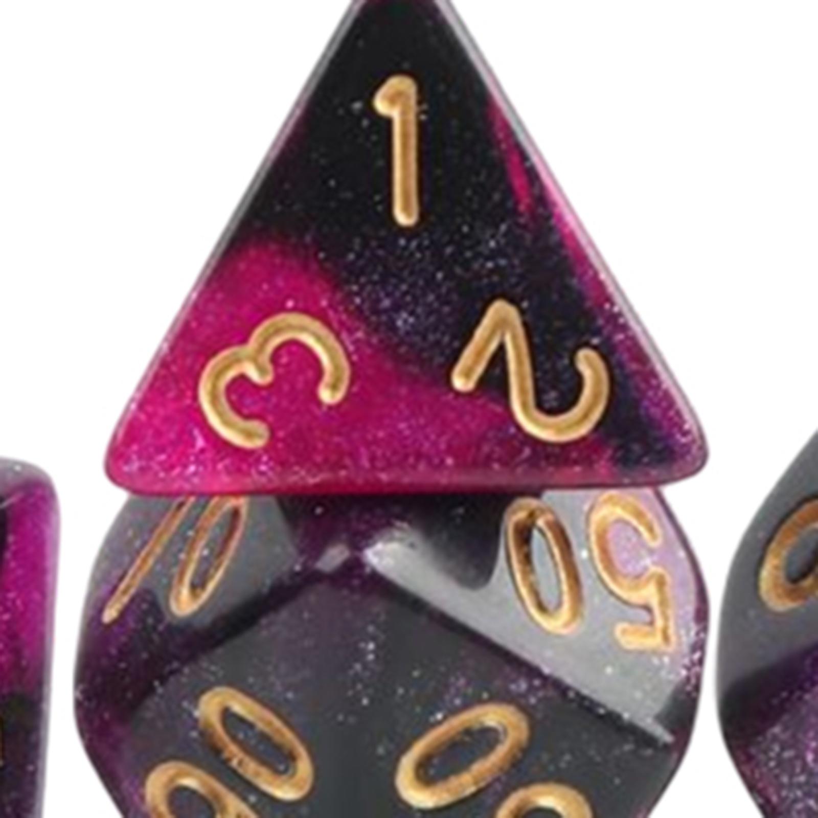 Colorful Acrylic Polyhedral Di - đánh giá và giá Party Games Gamecube
