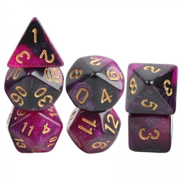 Colorful Acrylic Polyhedral Di - đánh giá và giá Party Games Gamecube