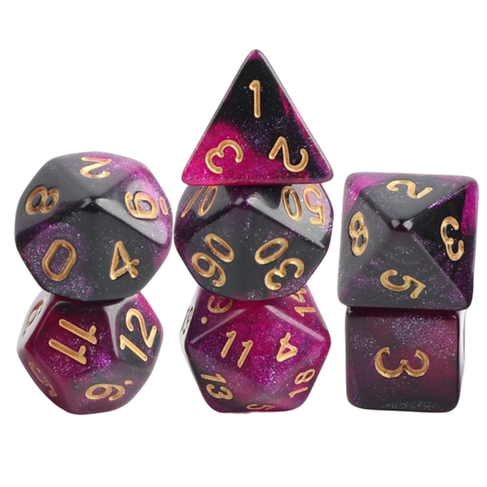 Colorful Acrylic Polyhedral Di - đánh giá và giá Party Games Gamecube