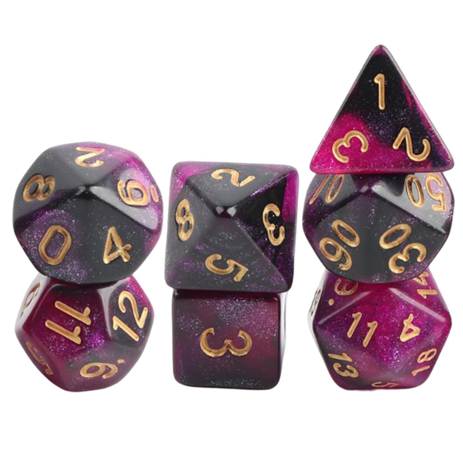 Colorful Acrylic Polyhedral Di - đánh giá và giá Party Games Gamecube