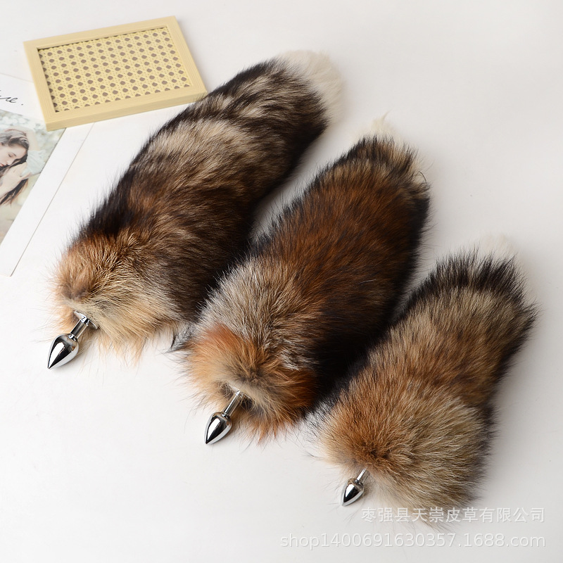 30-100cm Sexy Real Fox Tails w - đánh giá và giá Party Games Adults Funny