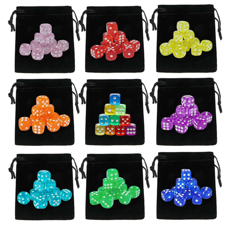 10Pcs Dices with Drawstring Di - đánh giá và giá Party Games Gamecube