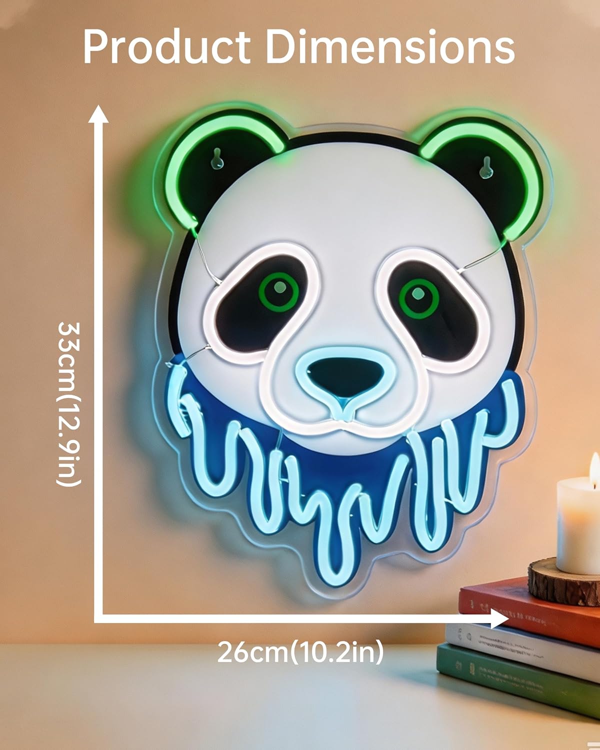 Panda LED Neon Sign USB Neon L - đánh giá và giá Zoo Party Games