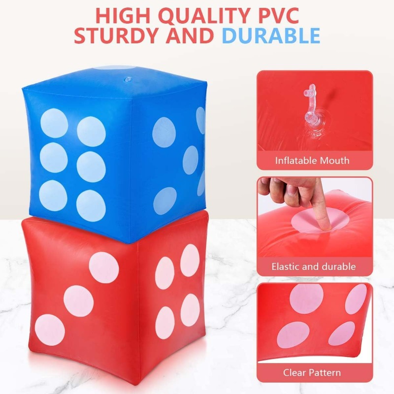 Mega Inflatable PVC Dice for I - đánh giá và giá Party Games Gamecube