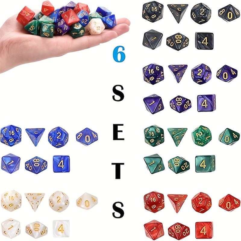 42PCS Multi-Sided Dice Set 6 C - đánh giá và giá Play Friends Party Games