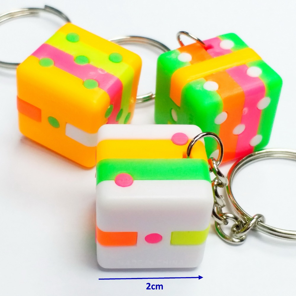 10Pc 2cm Puzzle Dice Cube Key  - đánh giá và giá Party Games Gamecube