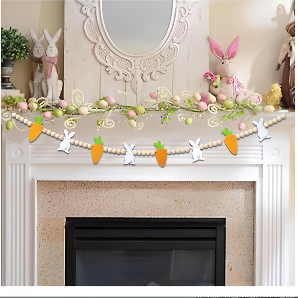 Bunny rabbit Carrot Garland ha - đánh giá và giá Party Games Easter Egg