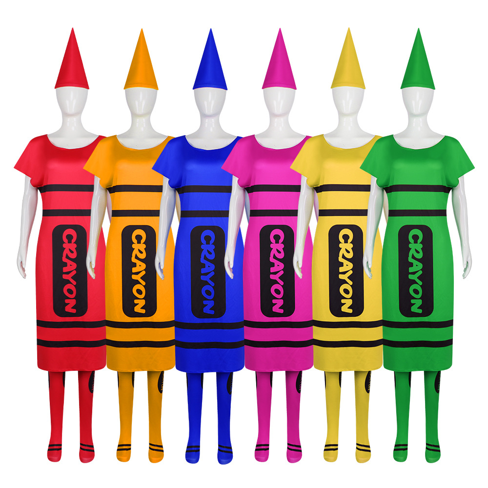 Halloween Women Crayon Cosplay - đánh giá và giá Party Games Adults Funny