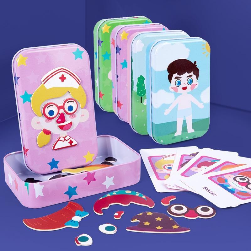 Magnetic Dress Up Puzzle Toys  - đánh giá và giá Party Games Gamecube