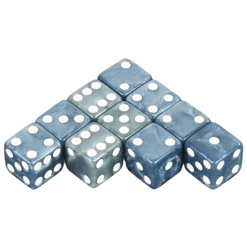 Marble Effect Dice 10pc/set 12 - đánh giá và giá Party Games Gamecube