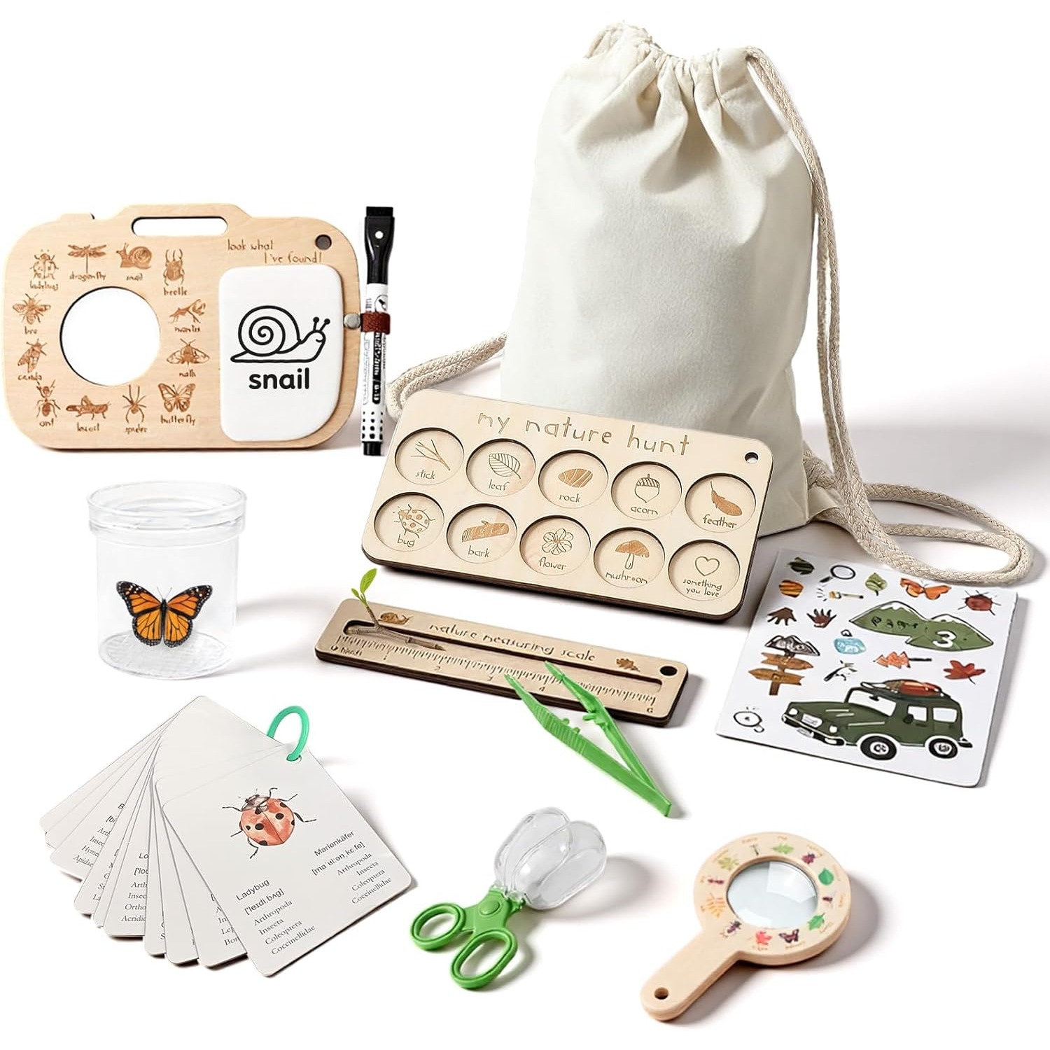 Bug Catcher Kit for Kids with  - đánh giá và giá Scavenger Hunt Card