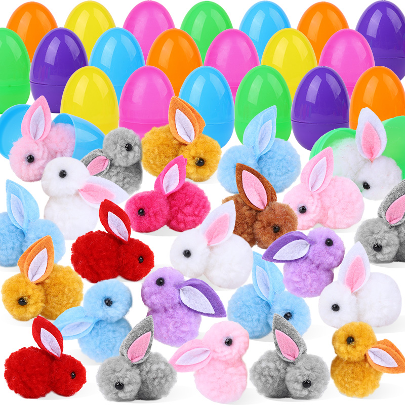 24/48Pcs Cute Easter Egg with  - đánh giá và giá Party Games Easter Egg
