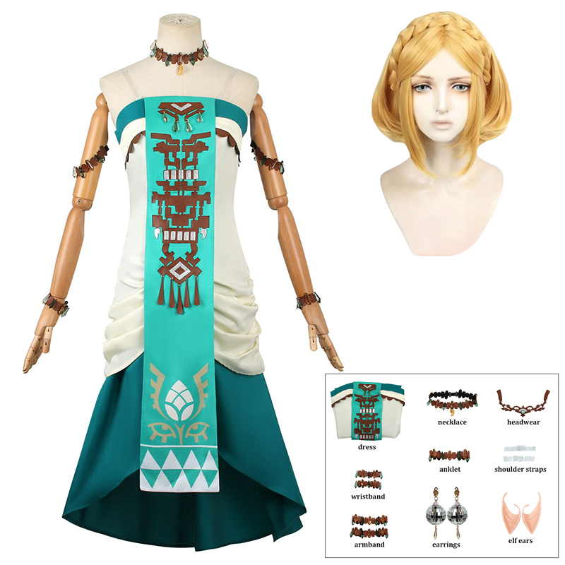 Princess Zelda Coaplay Costume - đánh giá và giá Zelda Party Games