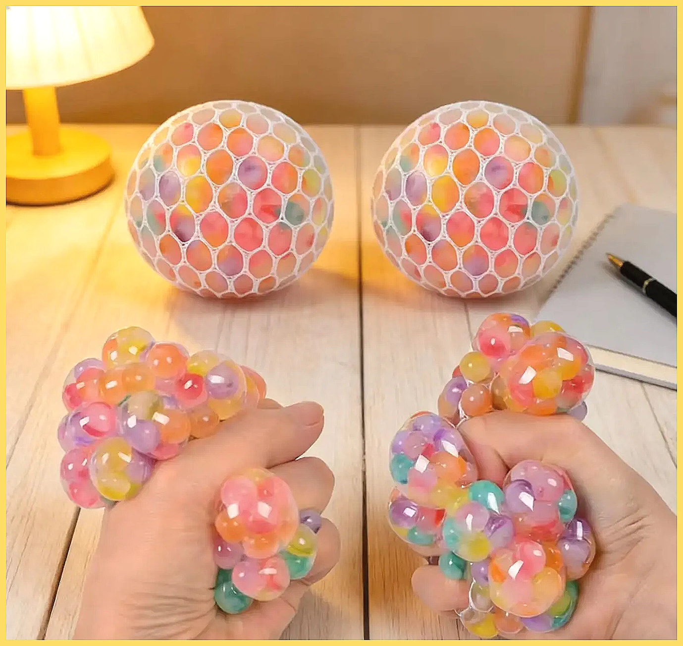 Rainbow Bead Squishy Fidget Ba - đánh giá và giá Party Games Adults Funny