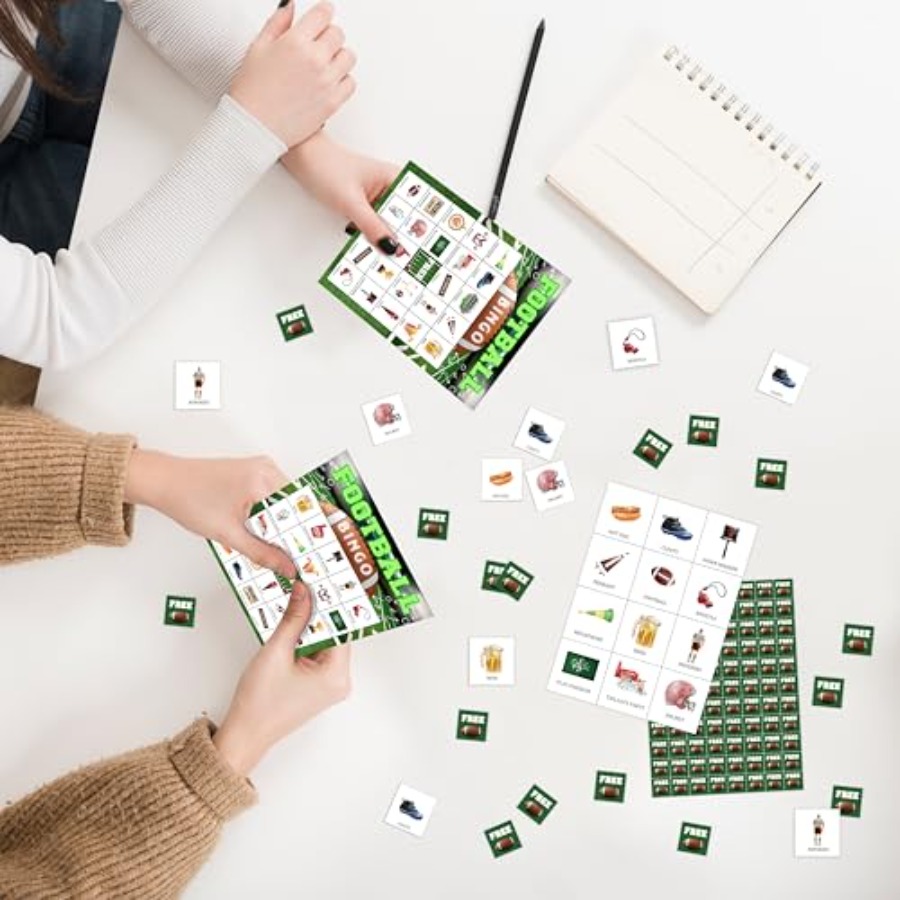 Football Party Bingo Game Card - đánh giá và giá Party Games For Adults Large Group