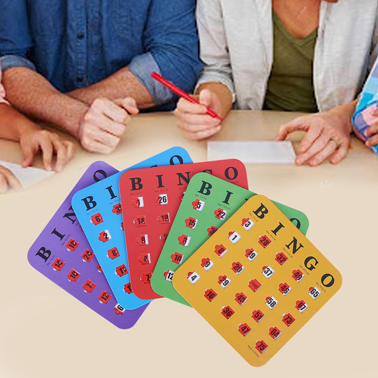 5 Pieces Large Print Bingo Car - đánh giá và giá Party Games For Adults Large Group