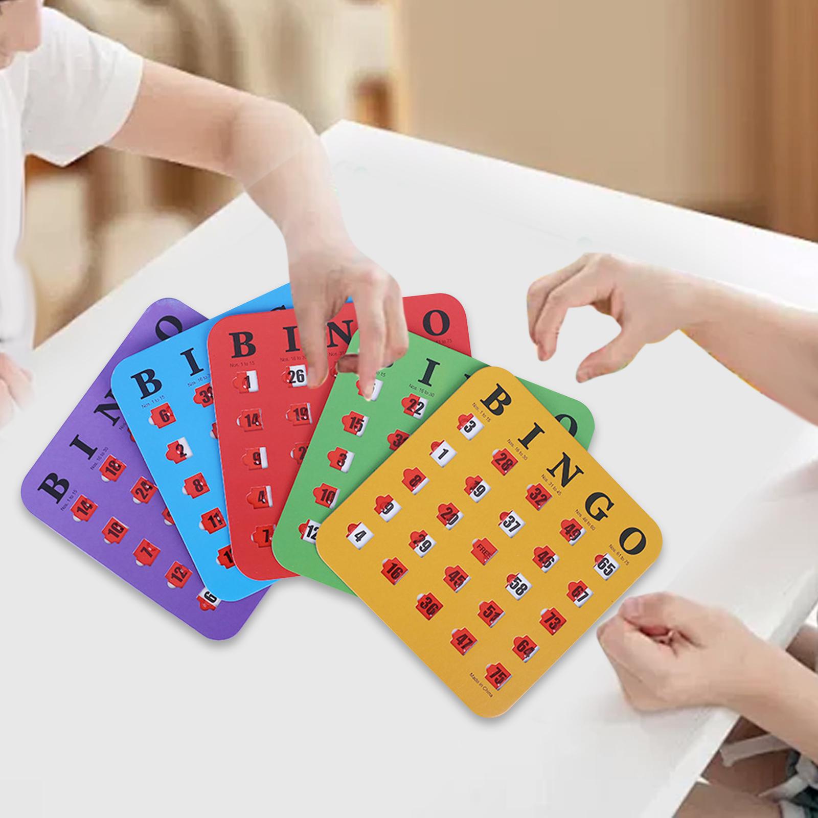5 Pieces Large Print Bingo Car - đánh giá và giá Party Games For Adults Large Group