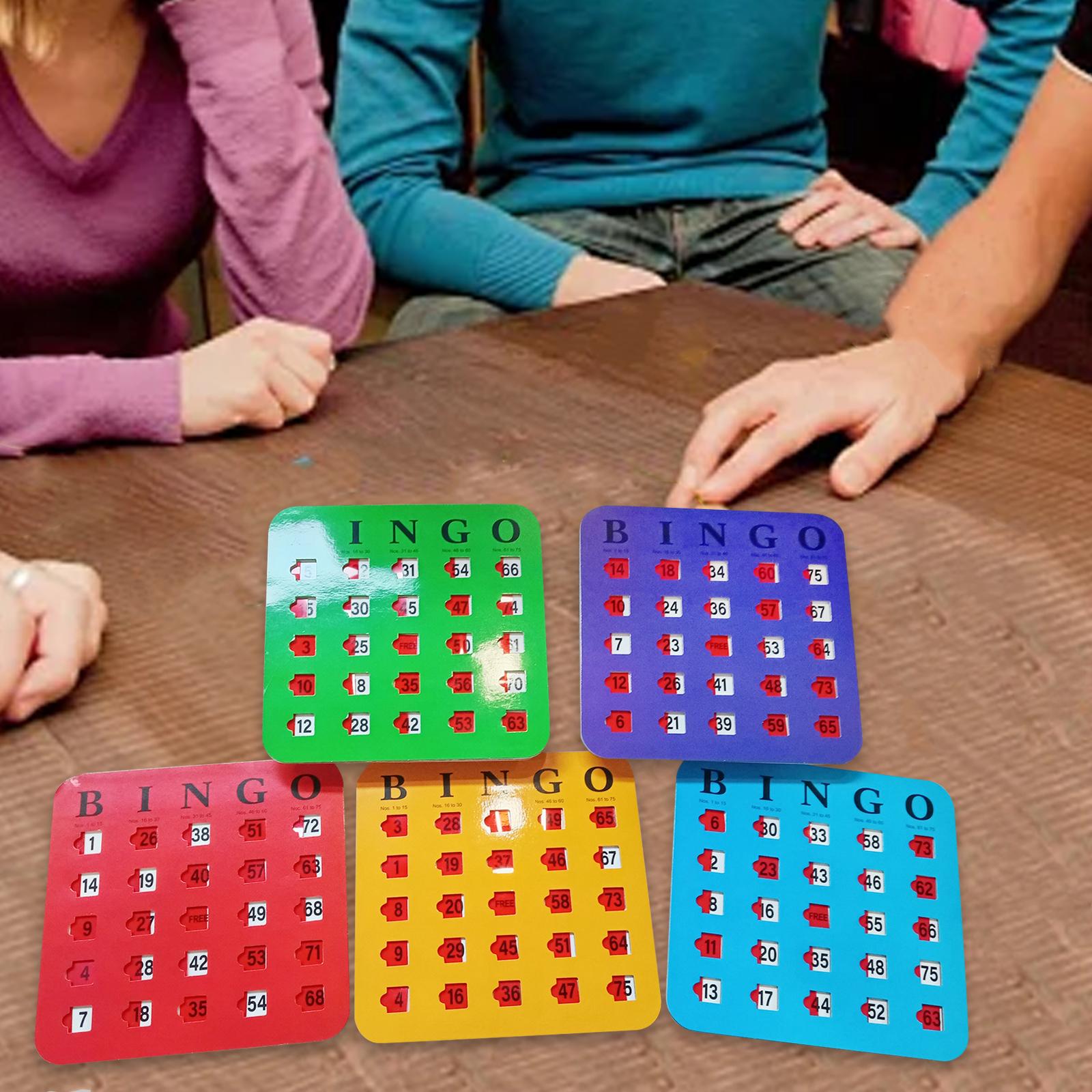 5 Pieces Large Print Bingo Car - đánh giá và giá Party Games For Adults Large Group