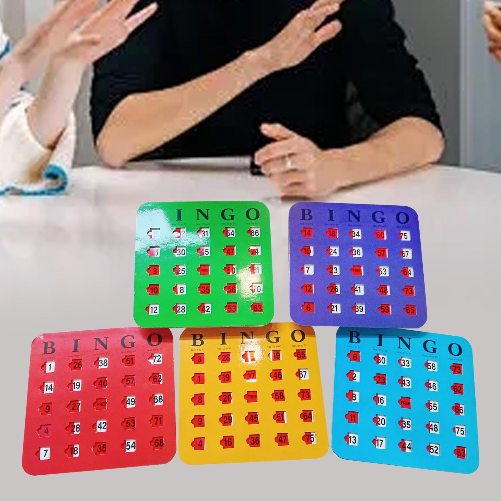 5 Pieces Large Print Bingo Car - đánh giá và giá Party Games For Adults Large Group