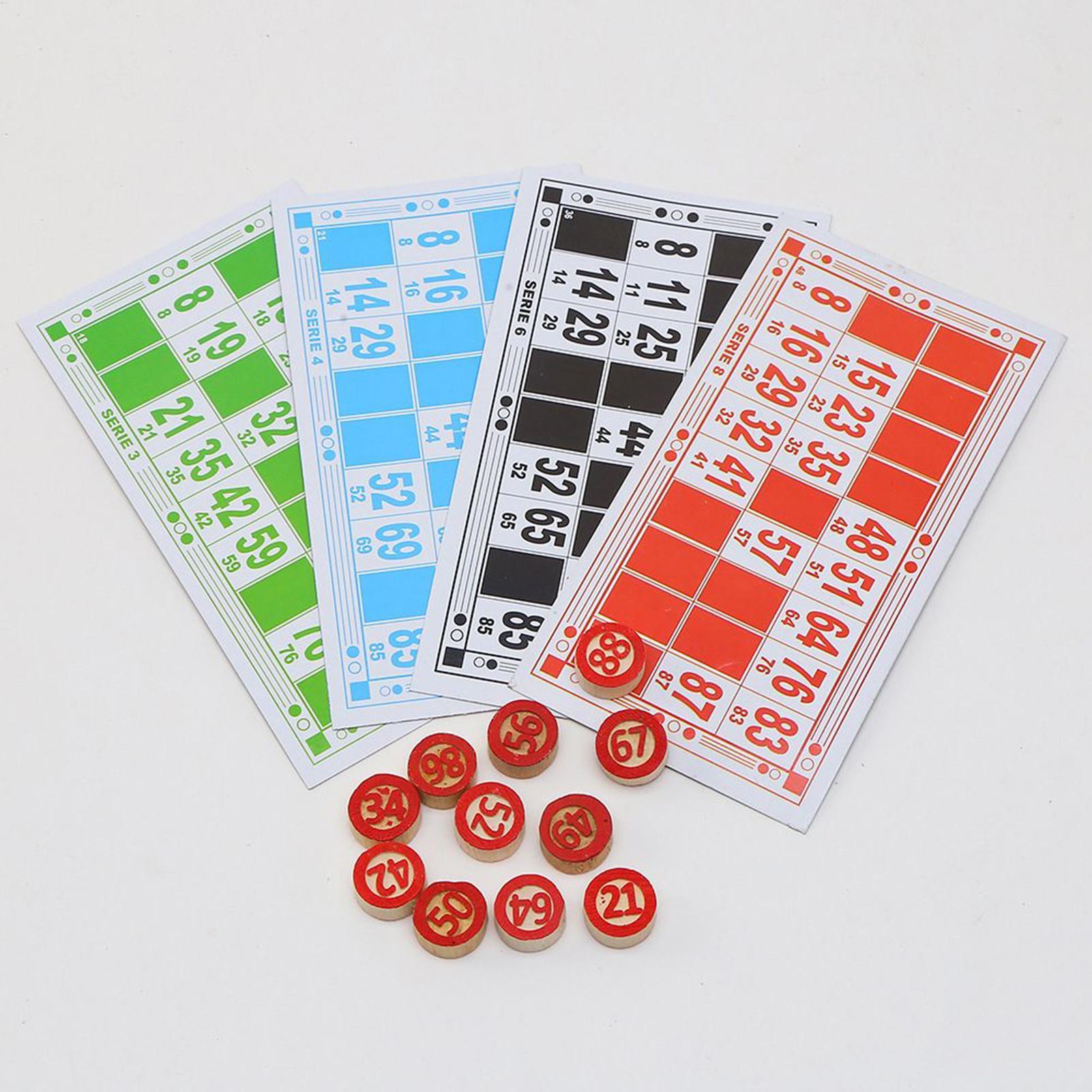 Bingo Card Game Wooden Funny E - đánh giá và giá Play Friends Party Games